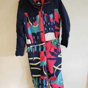 Burton Navy and Red Snowsuit
